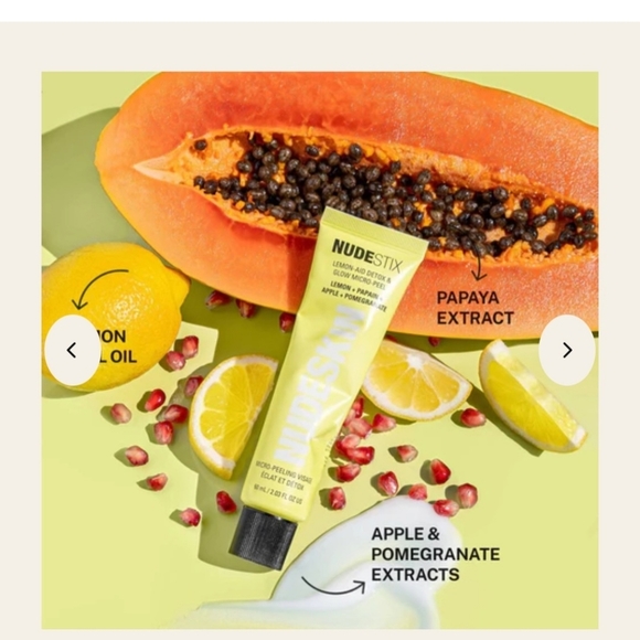 NudeStix: Lemon-Aid Detox & Glow Micro Peel | Face Exfoliator - Picture 2 of 6